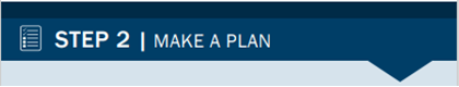 Take Control Step 2: make a plan