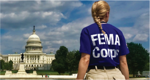 FEMA Corps member in Washington DC