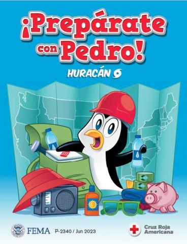 Prepare with Pedro Hurricane Storybook Cover Spanish