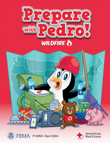 Prepare with Pedro Wildfire Storybook Cover