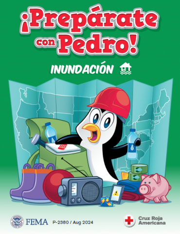 Prepárate con Pedro Flood Portada del libro de cuentos