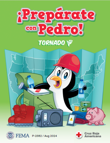 Prepárate con Pedro Tornado Portada del libro de cuentos