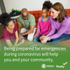 Being prepared for emergencies during coronavirus will help you and your community. 